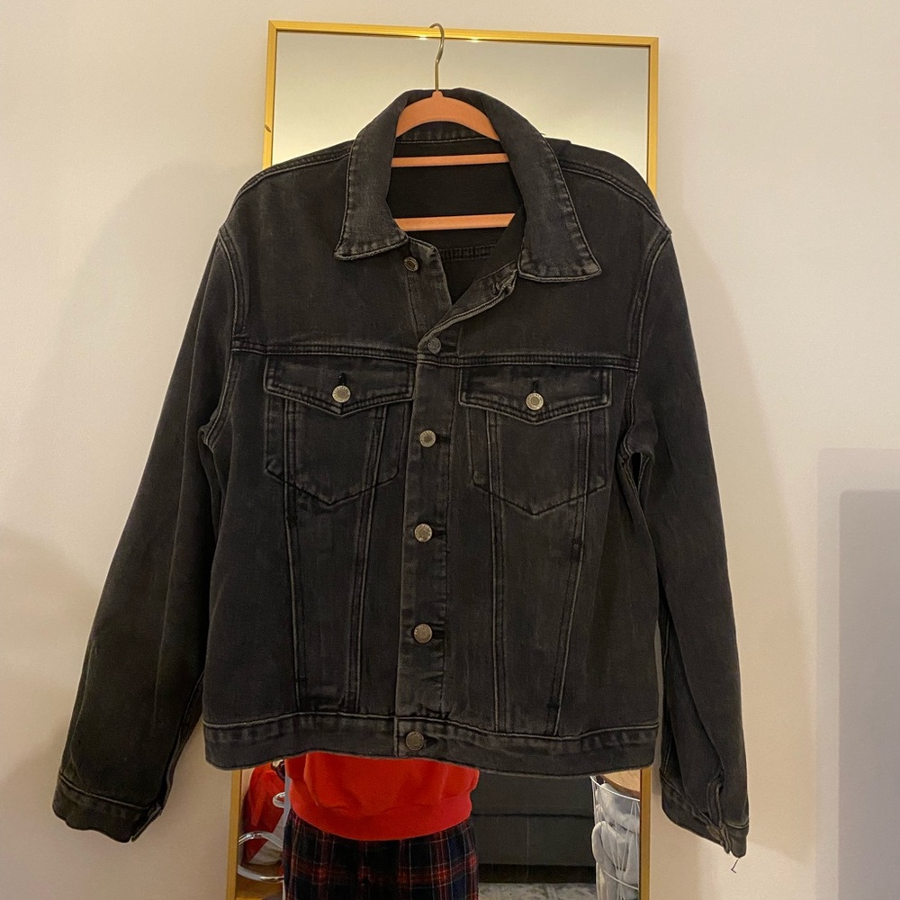 Dark grey denim jacket